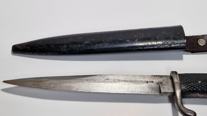 WW1 Imperial German Eagle Head Trench Knife - Image 6