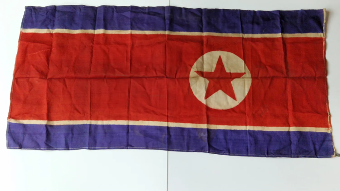 1950s North Korean War Flag (rare) - Image 3