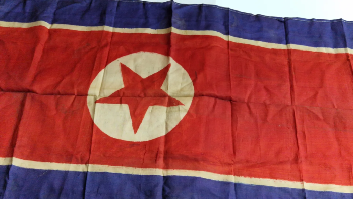 1950s North Korean War Flag (rare) - Image 2