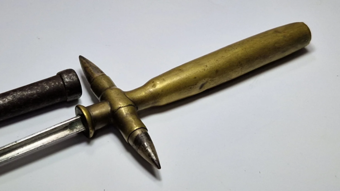 WW1 Trench Art Bayonet - Image 8
