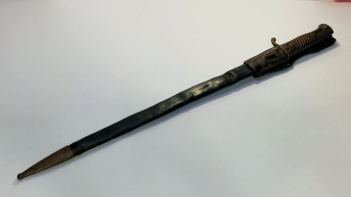 WW1 German S/98 Bayonet + Frog - Image 3