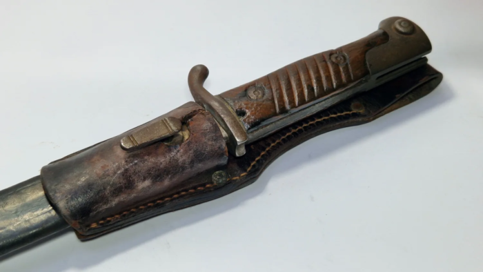 WW1 German S/98 Bayonet + Frog - Image 4