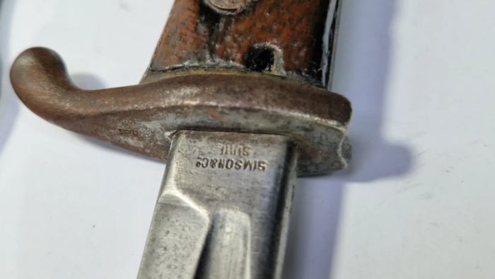 WW1 German S/98 Bayonet + Frog - Image 8