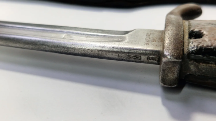 WW1 German S/98 Bayonet + Frog - Image 9