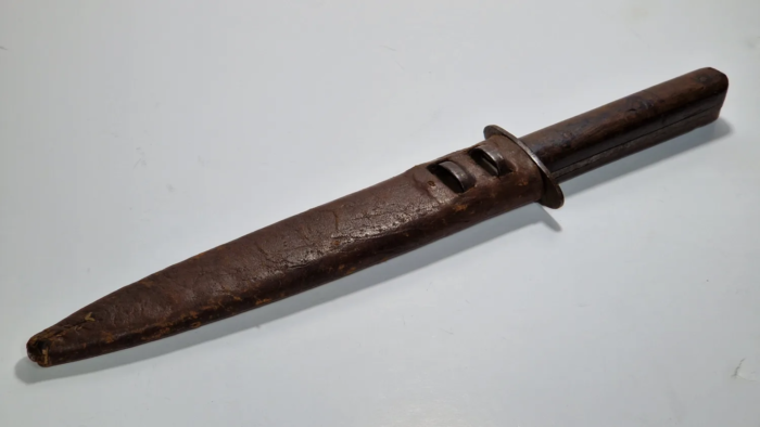 WW1 Austrian Army Trench Knife (Rare Scabbard) - Image 9