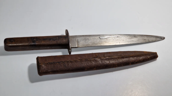WW1 Austrian Army Trench Knife (Rare Scabbard) - Image 8