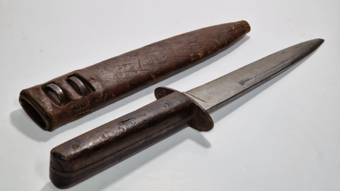 WW1 Austrian Army Trench Knife (Rare Scabbard) - Image 4