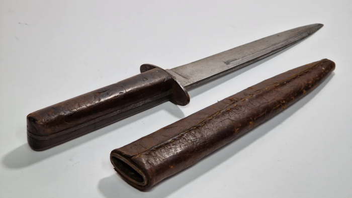 WW1 Austrian Army Trench Knife (Rare Scabbard)