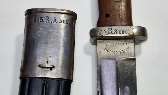 WW1 German S84/98 Bayonet - Image 4