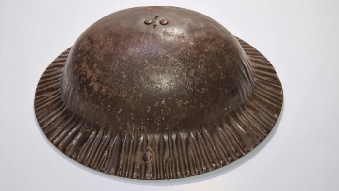 WW2 British Childs Helmet & Chin Strap - Image 3