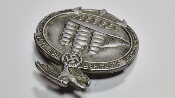 WW2 German 1935 Seefahrt 1st Not (tinnie) - Image 7