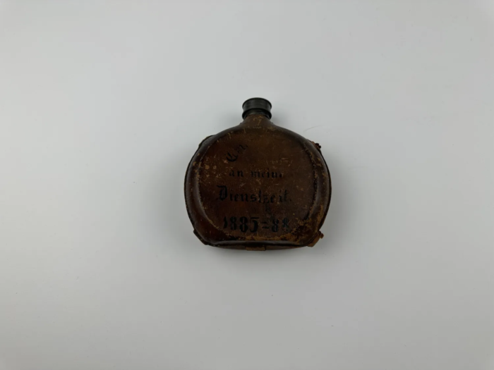 German Hip Flask with Picture - Image 8