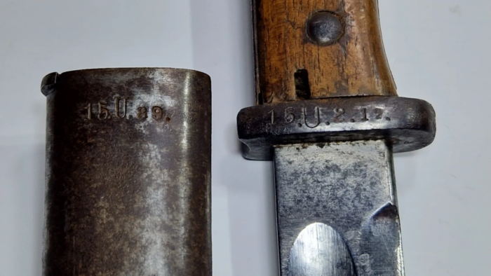 WW1 German S.84/98 Bayonet (unit markings) - Image 6