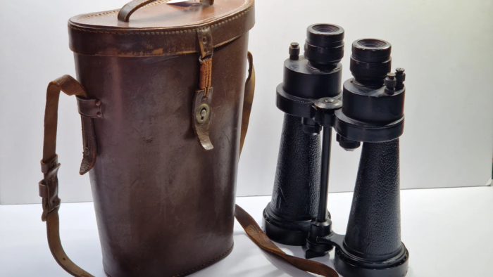 WW2 British Royal Navy CF41 Binoculars (dated 1940) - Image 2