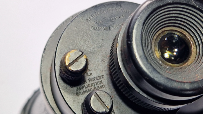 WW2 British Royal Navy CF41 Binoculars (dated 1940) - Image 4