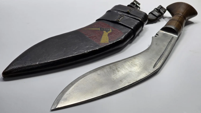 WW2? Kukri Knife (unusual scabbard)