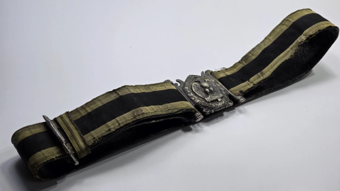 WW2 Italian Fascist Belt & Buckle - Image 3