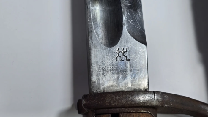 WW1 German 98/05 Bayonet (rare double marker marked) - Image 4