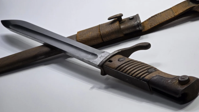 WW1 German 98/05 Bayonet (rare double marker marked)