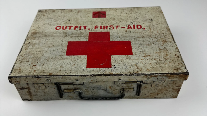 Red Cross Outfit First Aid Tin