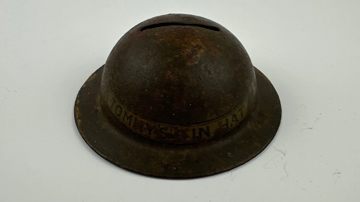 WW2 Tommy’s Tin Hat Money Box - Image 2