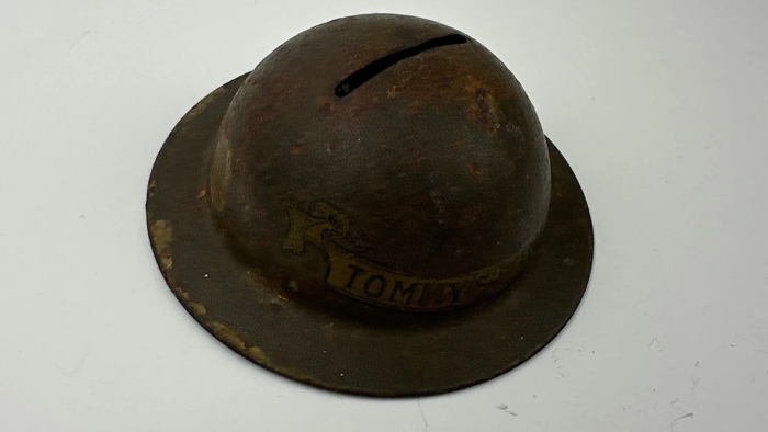 WW2 Tommy’s Tin Hat Money Box