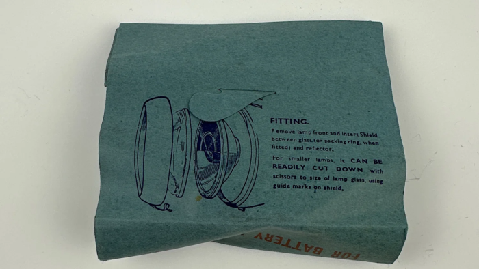 WW2 Lucas ARP Cycle Headlamp Shield - Image 4