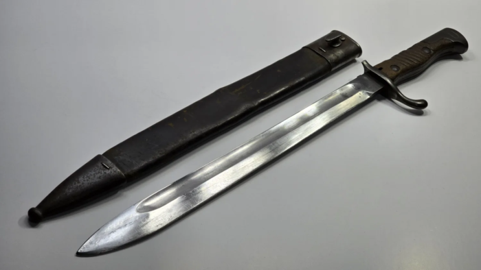 WW1 Early 98/05 German Bayonet (unit marked) - Image 2