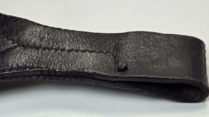 WW1 German 98/05 Leather Frog (butcher) - Image 7