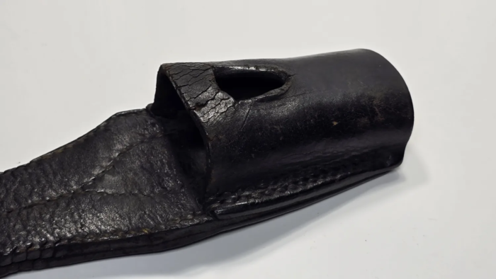 WW1 German 98/05 Leather Frog (butcher) - Image 8