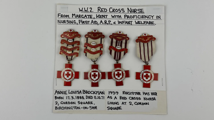 WW2 Red Cross Nurse; Annie Brockman Medals - Image 3