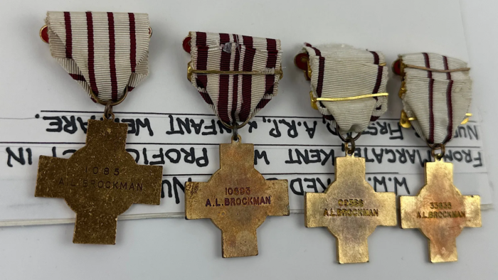 WW2 Red Cross Nurse; Annie Brockman Medals - Image 5