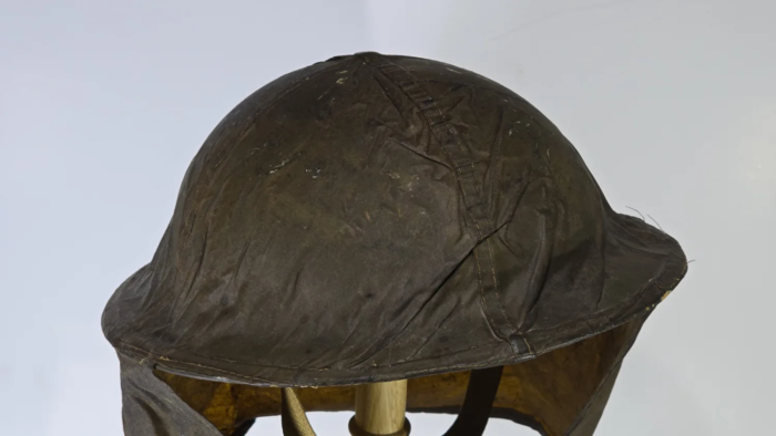 WW2 1940 Dated British Helmet & Anti-Gas Cover - Image 12