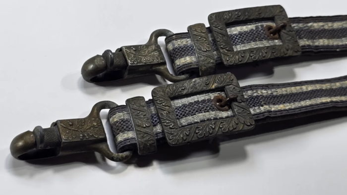 WW2 German Luftwaffe 2nd Pattern Officers Deluxe Straps - Image 3