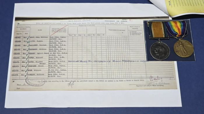 WW1 British War Medal & Victory Pair (RGA) - Image 4