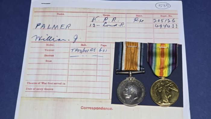 WW1 British War & Victory Medal Pair (King's Royal Rifle Corps) - Image 7