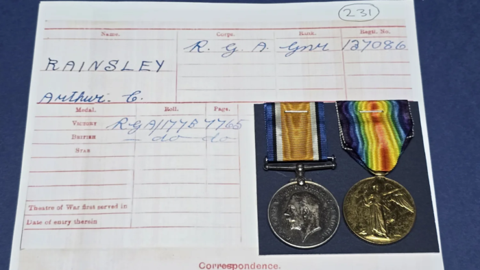WW1 British War & Victory Medal Pair (Royal Garrison Artillery)