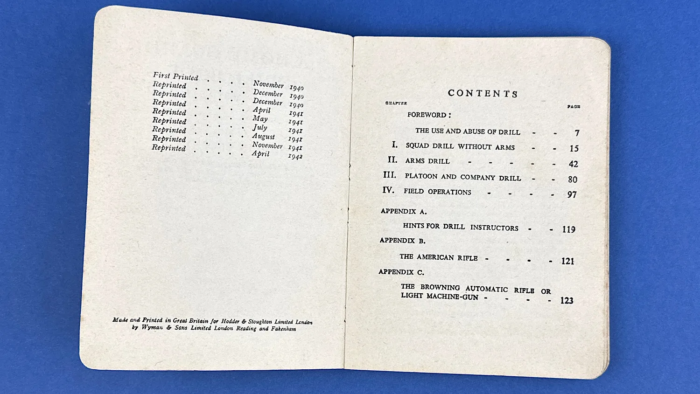 WW2 Home Guard Drill Book - Image 5