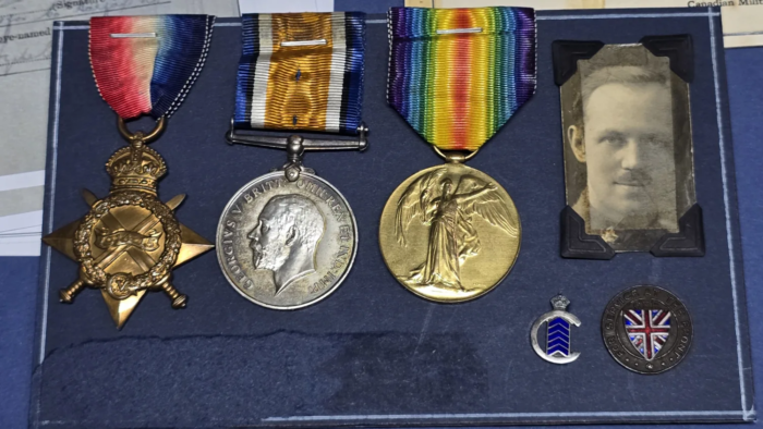 WW1 British Medal Trio  (F.E. Butler)  (C.A.M.C.) - Image 3