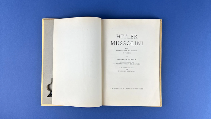 German 3D Photo Book Hitler & Mussolini - Image 23