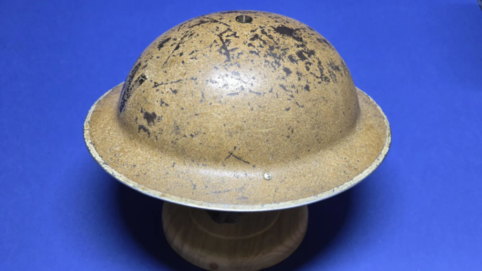 WW2 British Air Raid Warden's  MKII Steel Helmet - Image 8