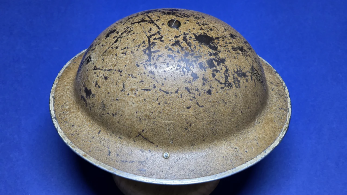 WW2 British Air Raid Warden's  MKII Steel Helmet - Image 10