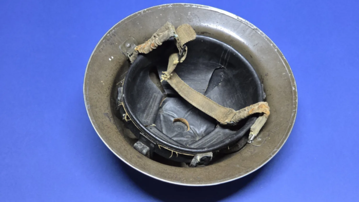 WW2 British Air Raid Warden's  MKII Steel Helmet - Image 2