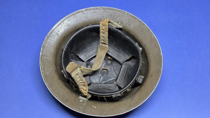 WW2 British Air Raid Warden's  MKII Steel Helmet - Image 3