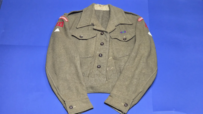 1945 Dated British Battle Blouse  (Lt. G.A. Oldham)