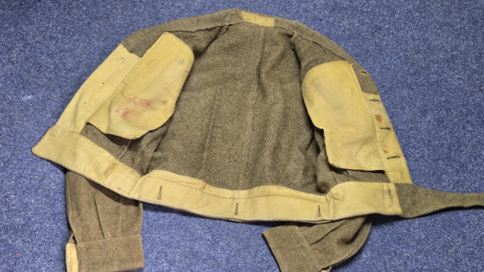 WW2 Canadian Battle Blouse- Dated 1943- R.A.S.C.  (named) - Image 7