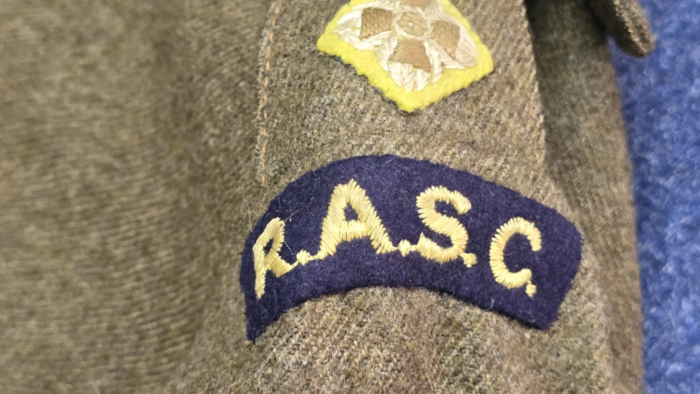 WW2 Canadian Battle Blouse- Dated 1943- R.A.S.C.  (named) - Image 12