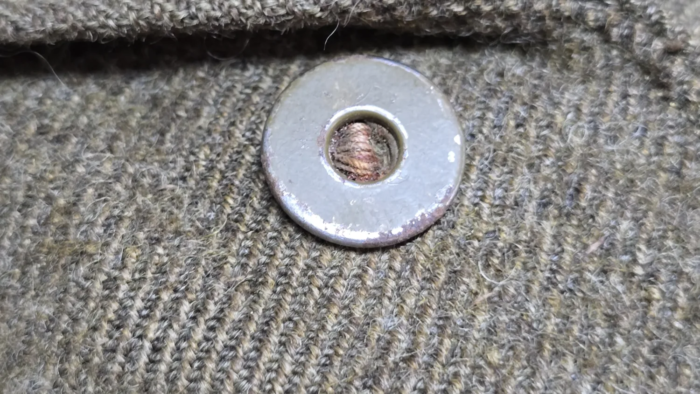 WW2 Canadian Battle Blouse- Dated 1943- R.A.S.C.  (named) - Image 3