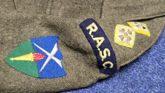 WW2 Canadian Battle Blouse- Dated 1943- R.A.S.C.  (named) - Image 16