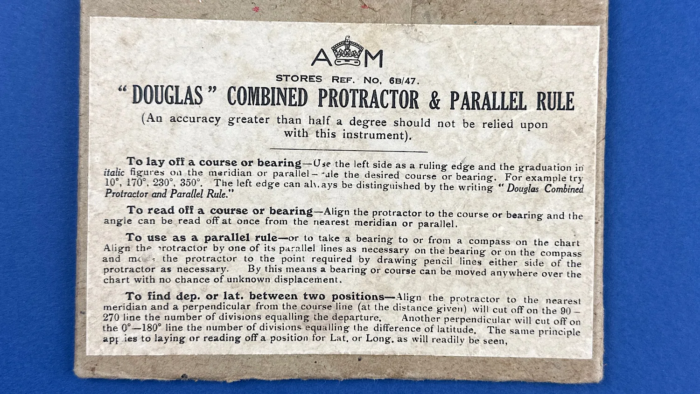 Douglas Combined Protractor & Parallel Rule - Image 6